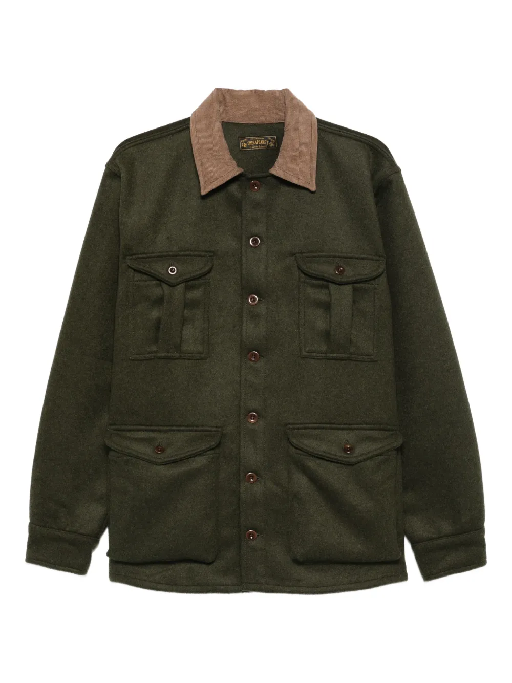 CHESAPEAKES camisa Hemingway con cuello de bolsillo | verde | Image 1