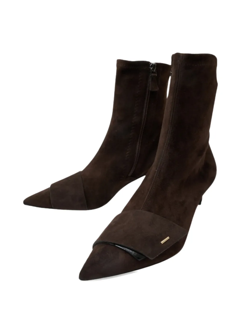 Del Carlo 50mm pointed-toe zip boots | Ankle Boots | Image 2