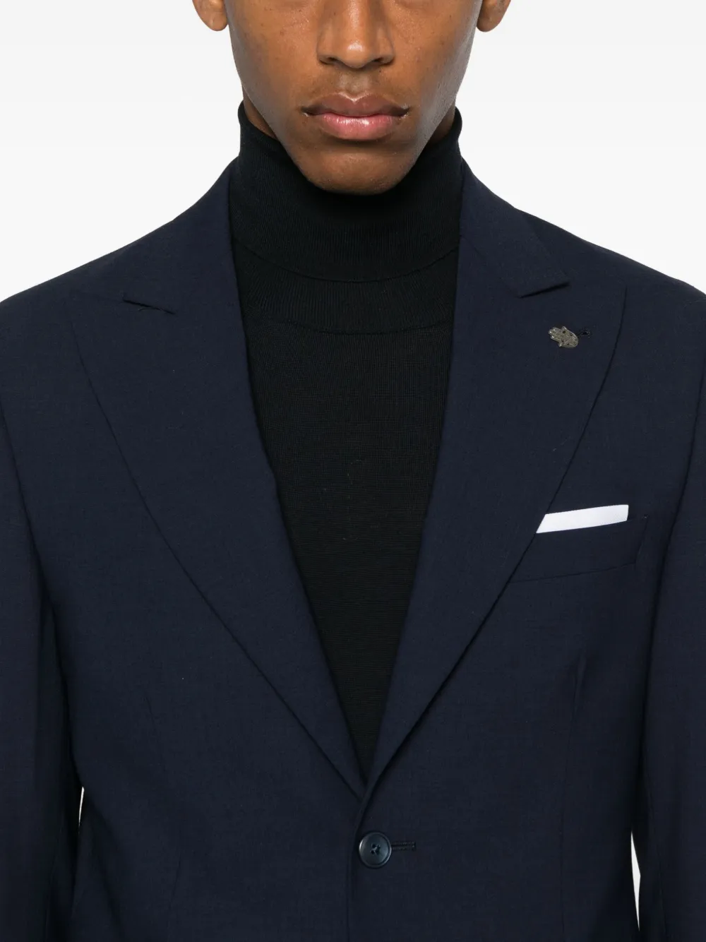 Daniele Alessandrini Button Suit In Blue