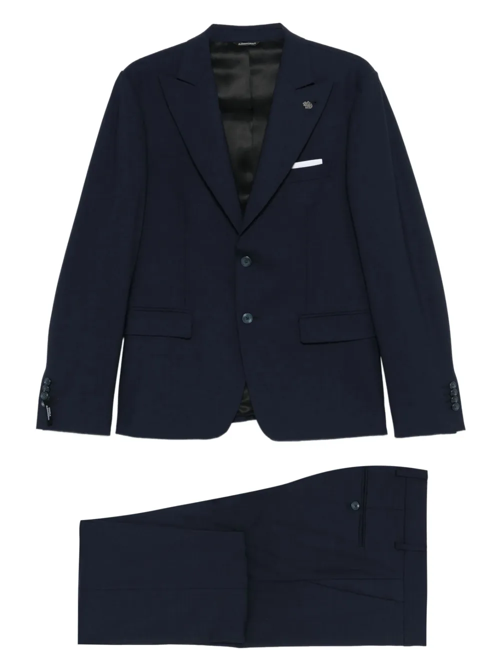 Daniele Alessandrini button suit - Blu