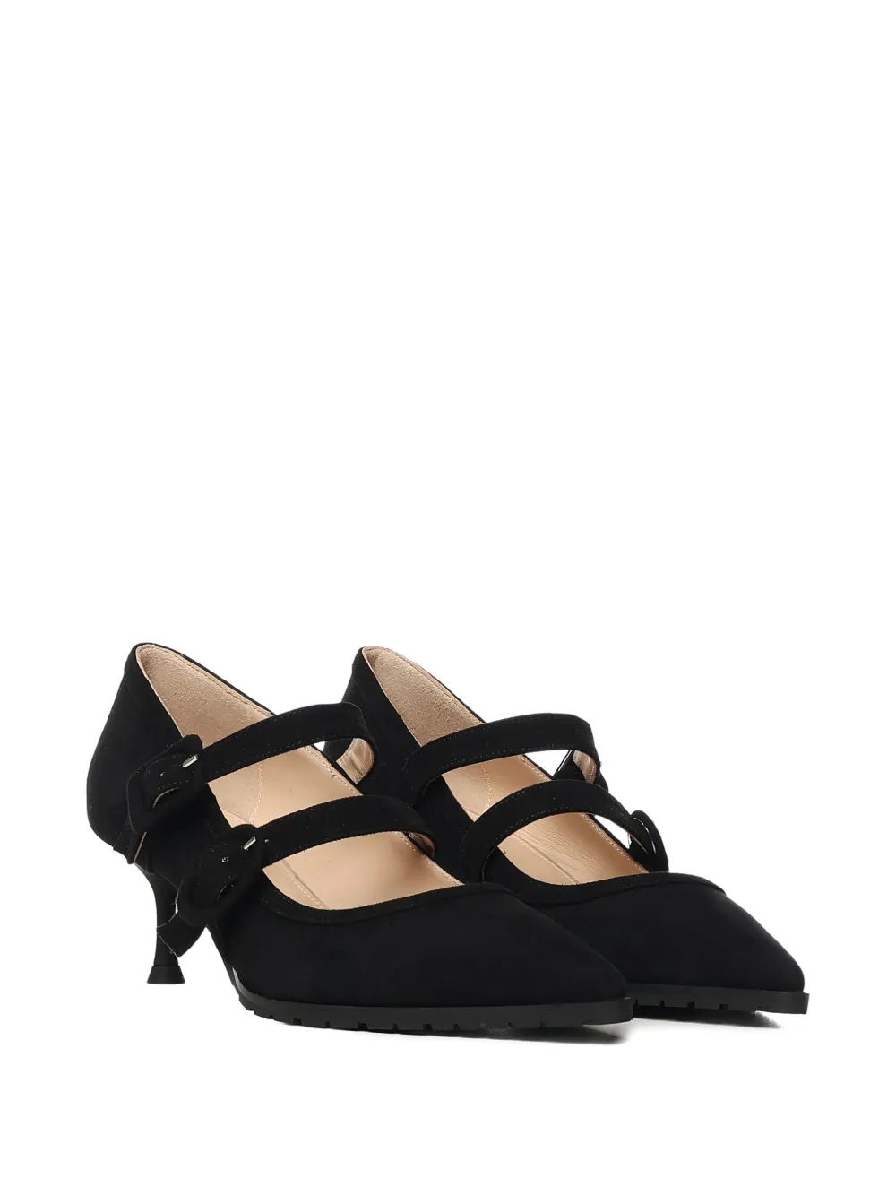 Giuliano Galiano Geluci suede pumps Zwart