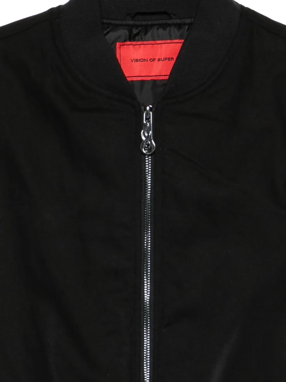 Vision Of Super Zip-up Bomber Jacket In Black