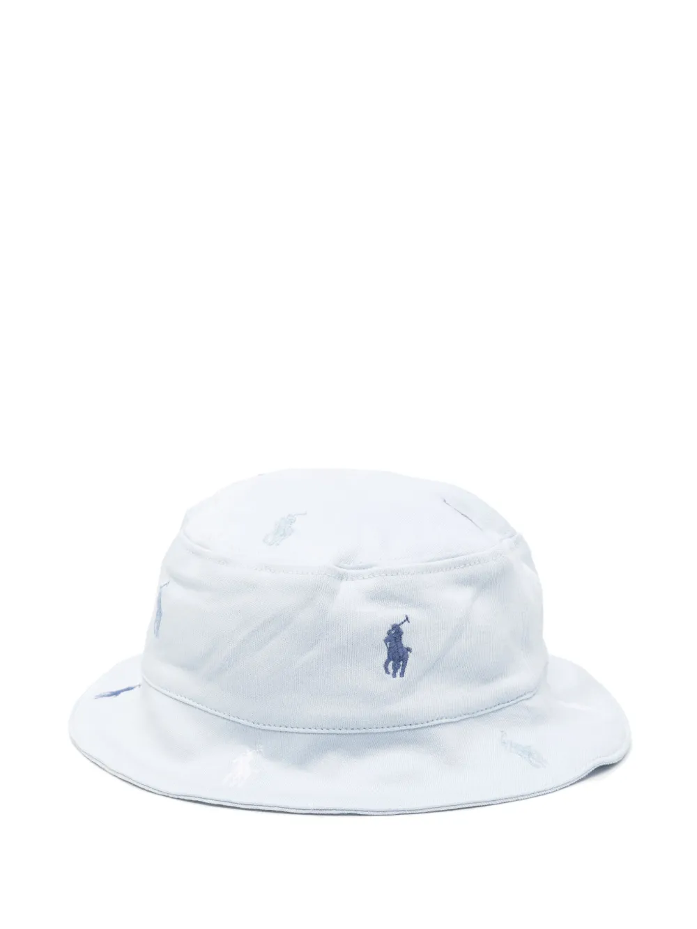 POLO RALPH LAUREN KIDS embroidered bucket hat - Blauw