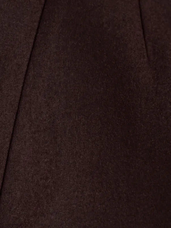 Sacai ラップ ミニスカート | ブラウン | FARFETCH JP