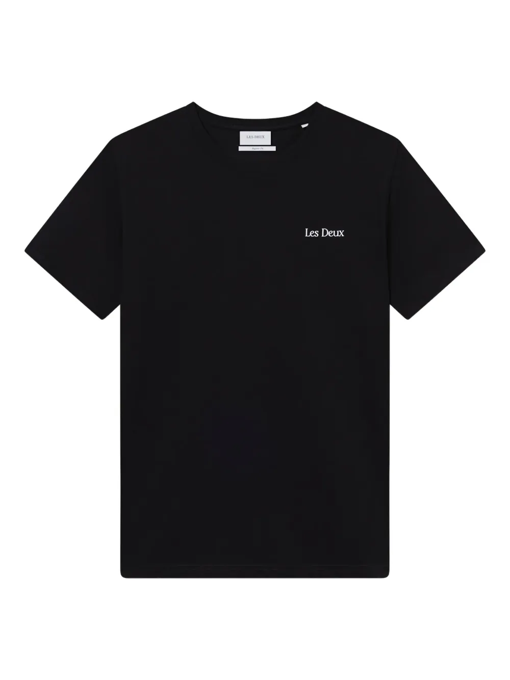 Les Deux Flowermarket Brady Polo Shirt In Black