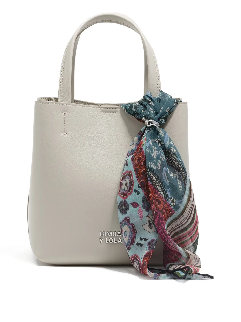 Bimba Y Lola Floral Knot Keyring In Blue