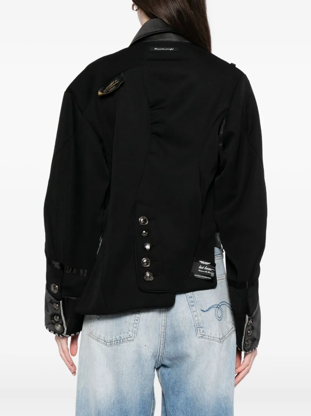 Undercover Jack verfraaid met badge Zwart