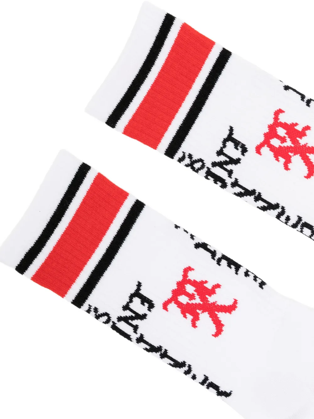 SAINT MXXXXXX all-over graphic print socks | Image 2