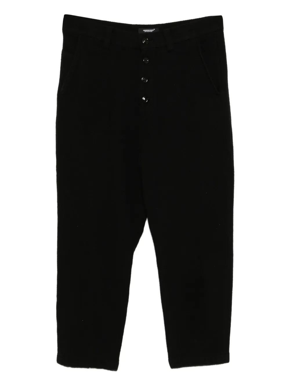 Undercover wool tapered pants | Black | Image 1