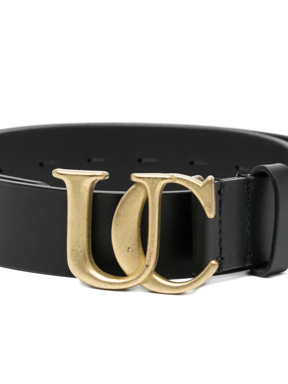 Undercover Logo Belt In Brown