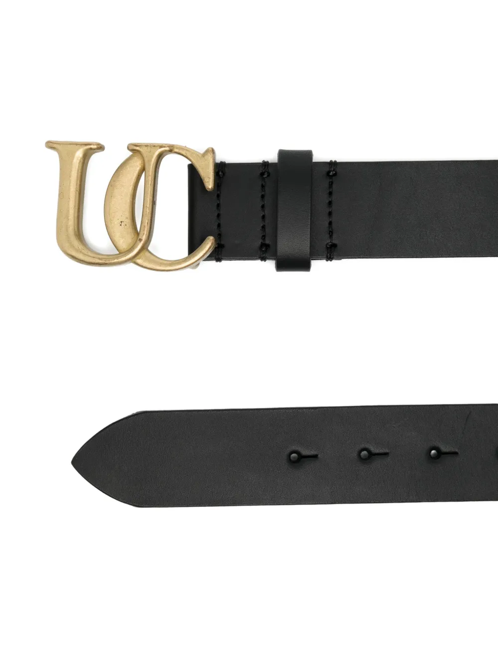 Undercover Logo Belt In Brown