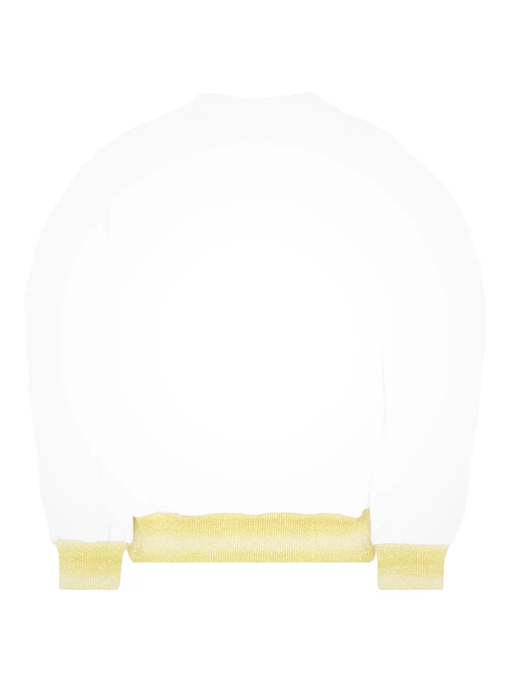 Missoni Kids Sweater met ronde hals en logo Wit