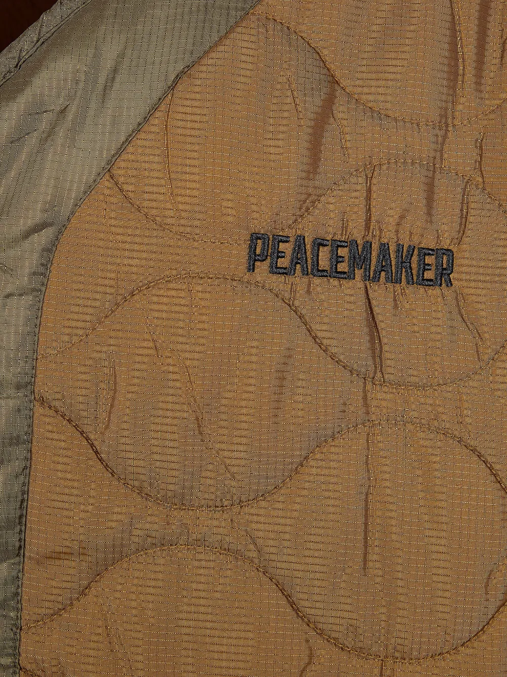  Oamc Logo-embroidered Coat - Neutrals 