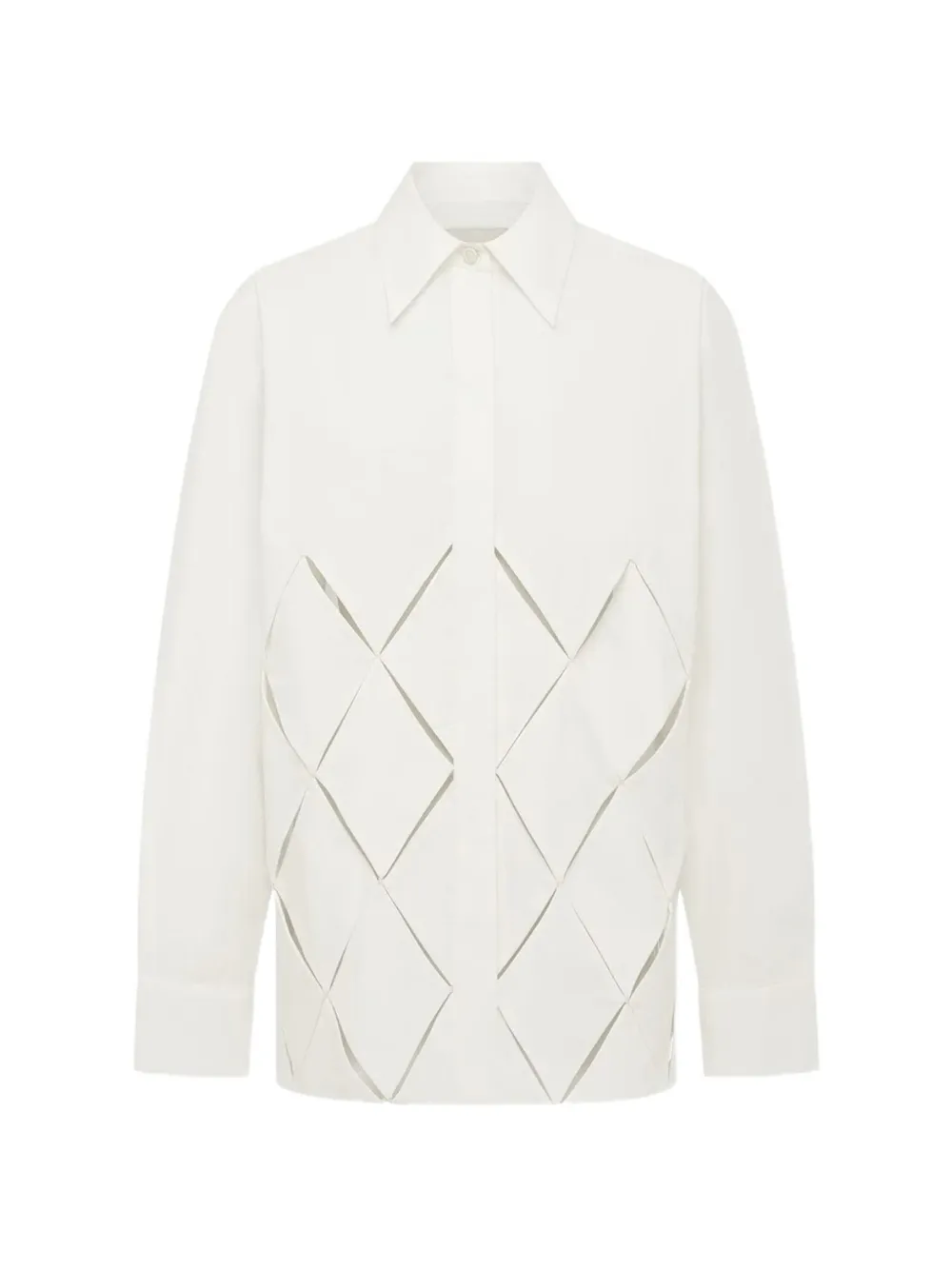 ALEMAIS Cece cut-out shirt - Bianco
