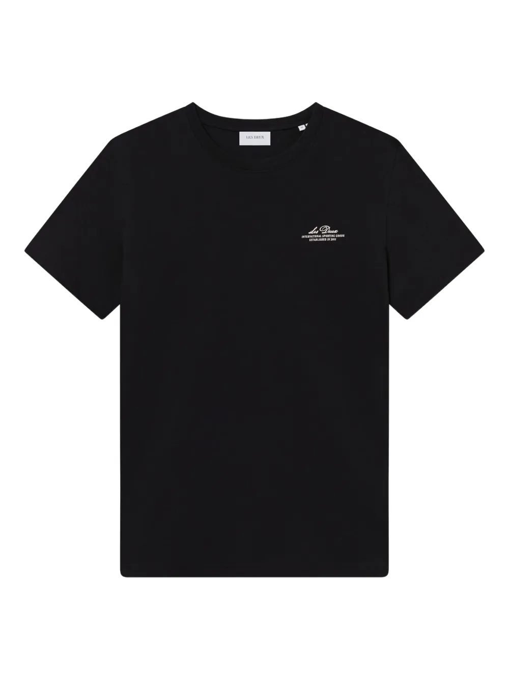 Les Deux Camiseta Globe com estampa gráfica | Preto | Image 1