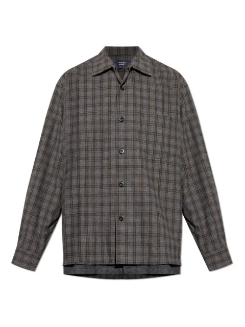 Comme des Garçons Homme Plus plaid-pattern shirt