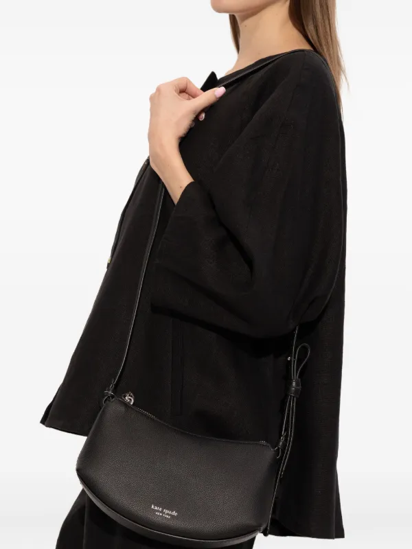 Kate Spade ループ レザーショルダーバッグ | ブラック | FARFETCH JP