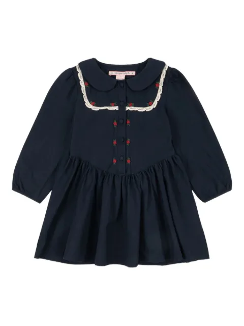 Konges Sløjd round-collar embroidered dress