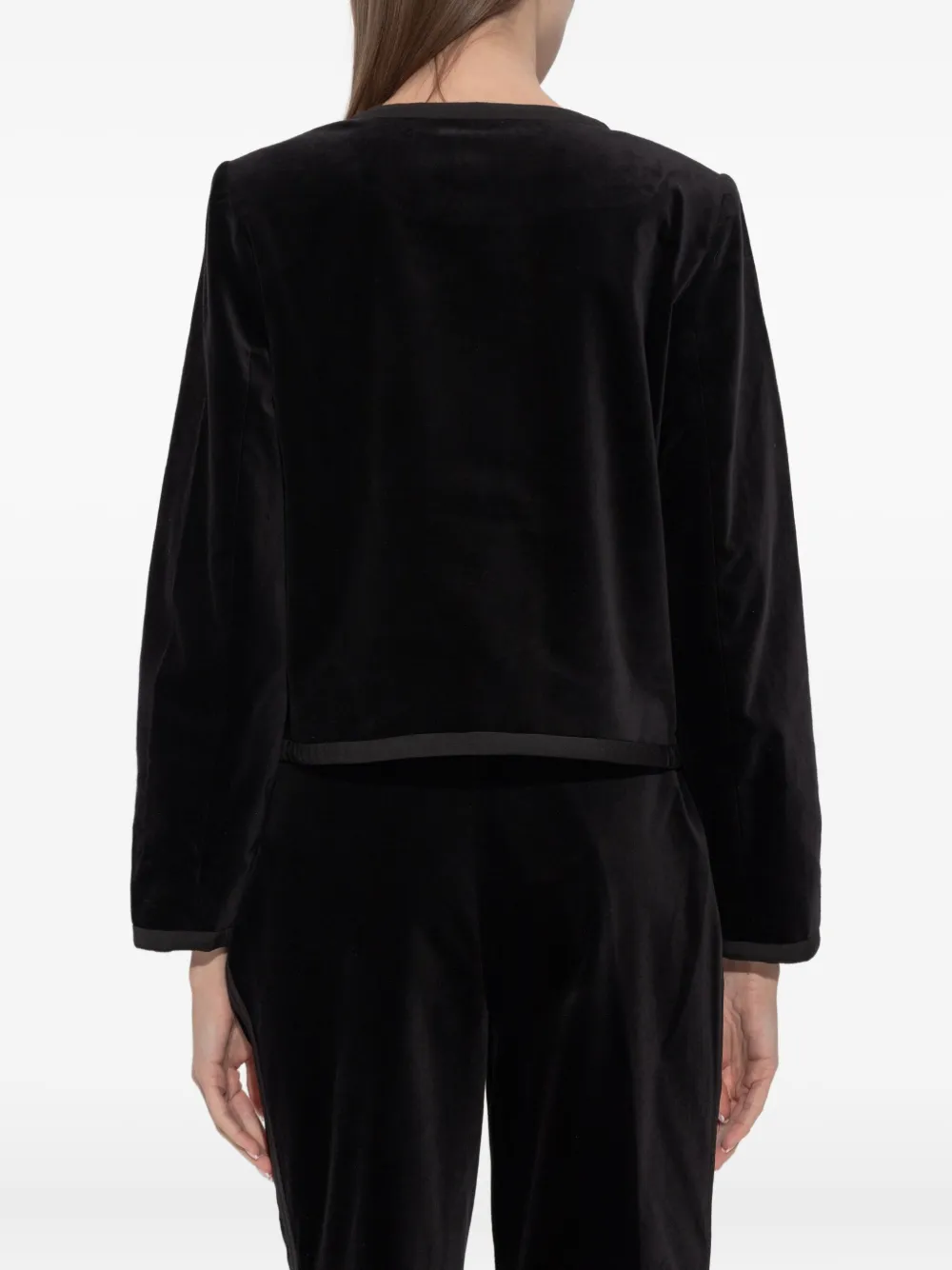 Posse Quincy Bow-detail Jacket In Black