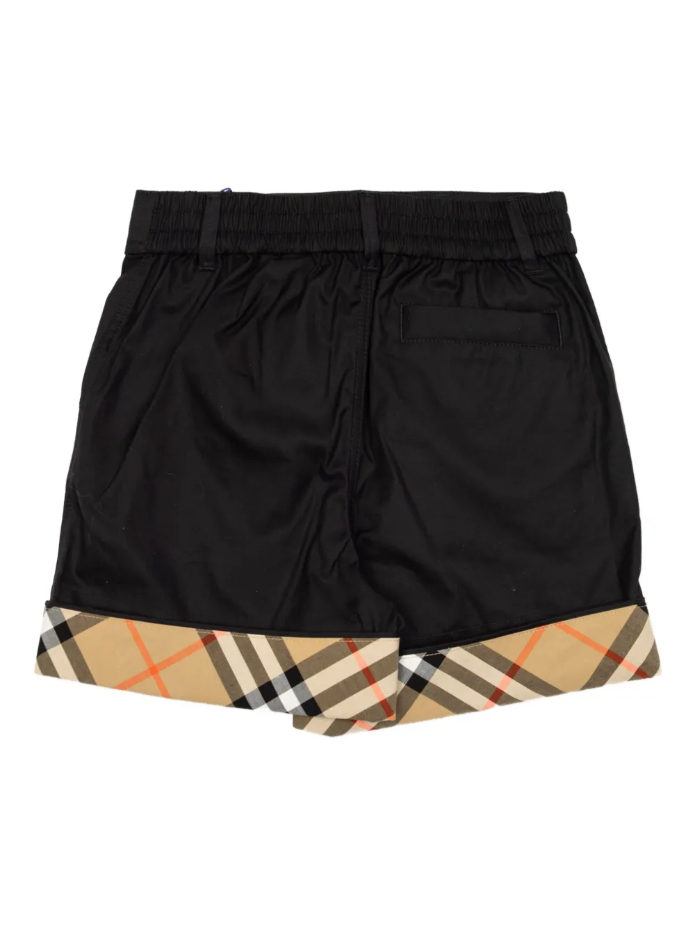 Burberry Kids Shorts met geruit detail Zwart