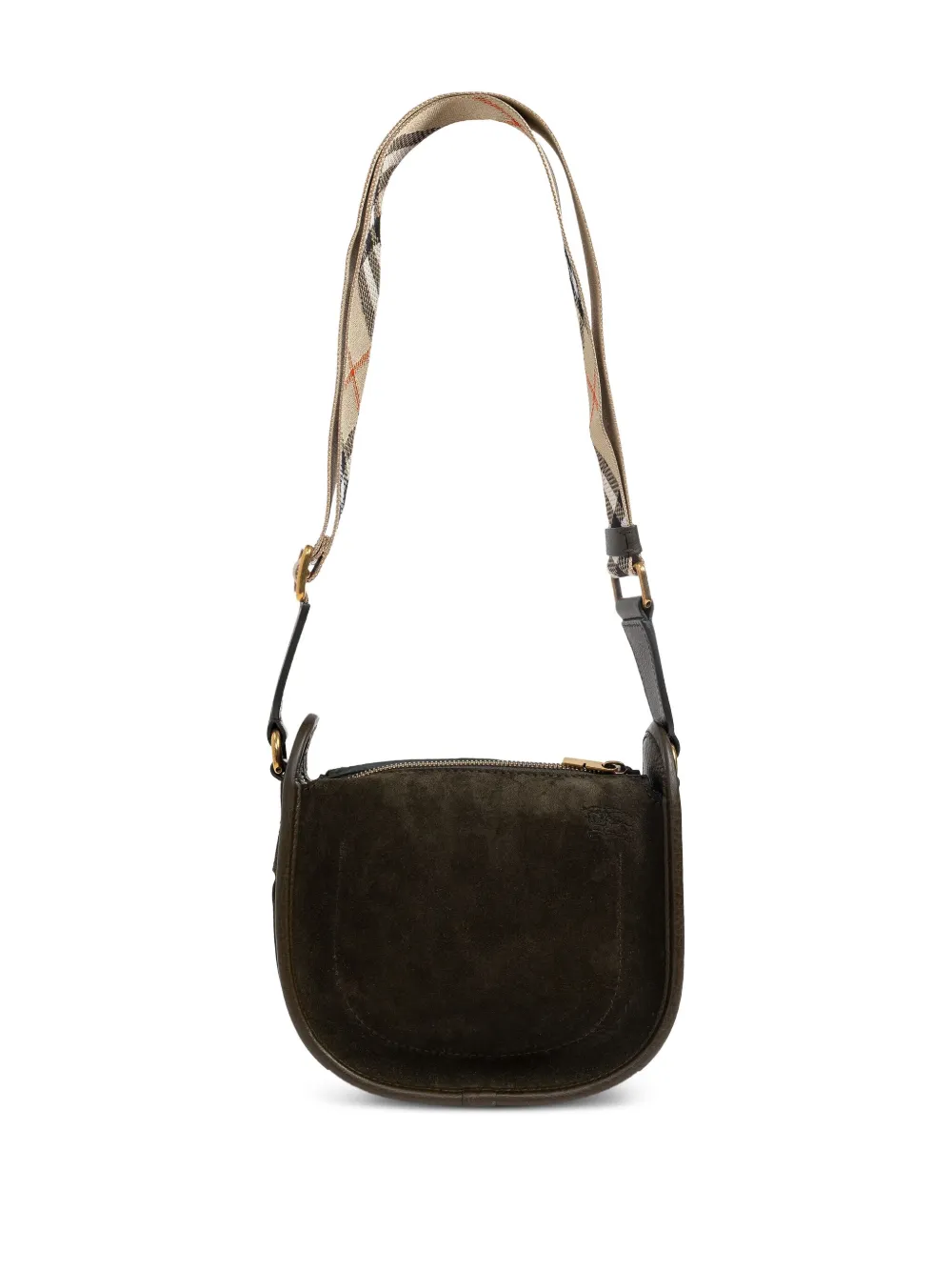 Burberry B Clip kleine crossbodytas met haakzadeldetail Groen