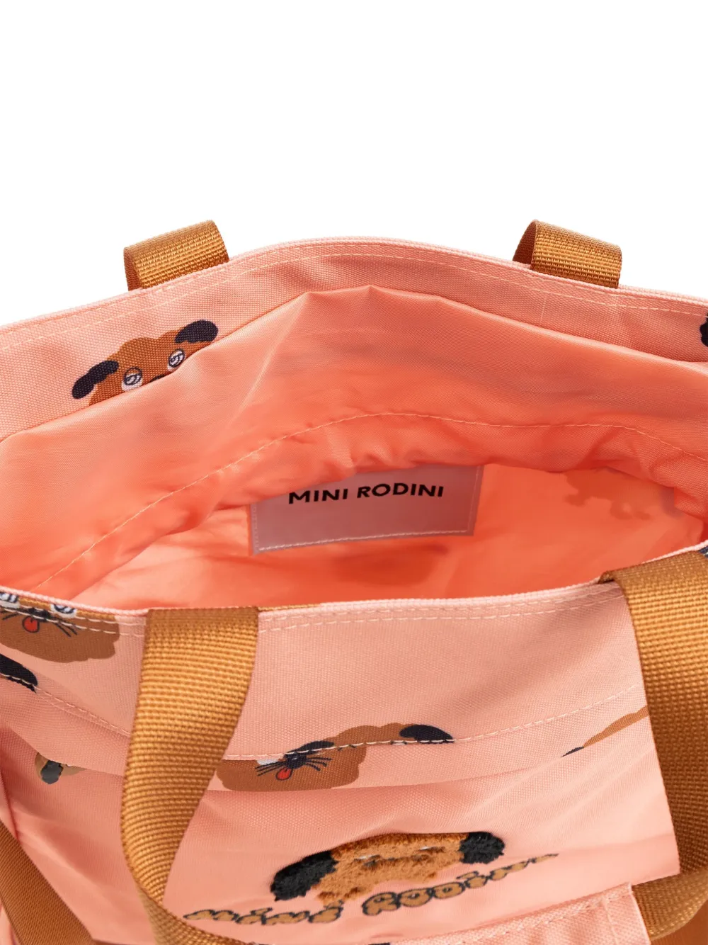 Mini Rodini Doggies schoudertas met print Roze