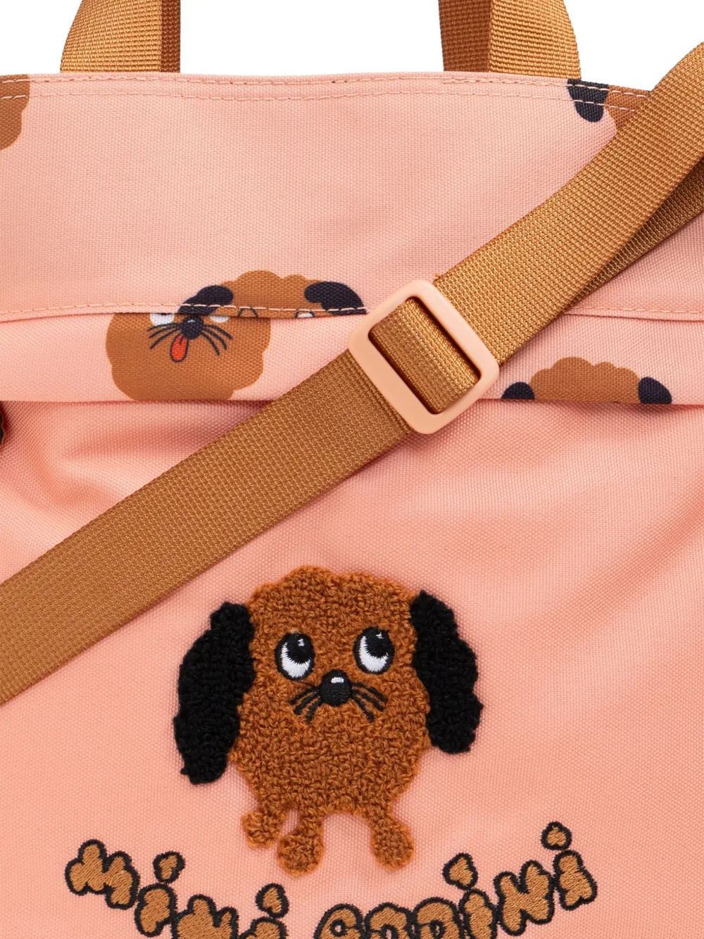 Mini Rodini Doggies schoudertas met print Roze