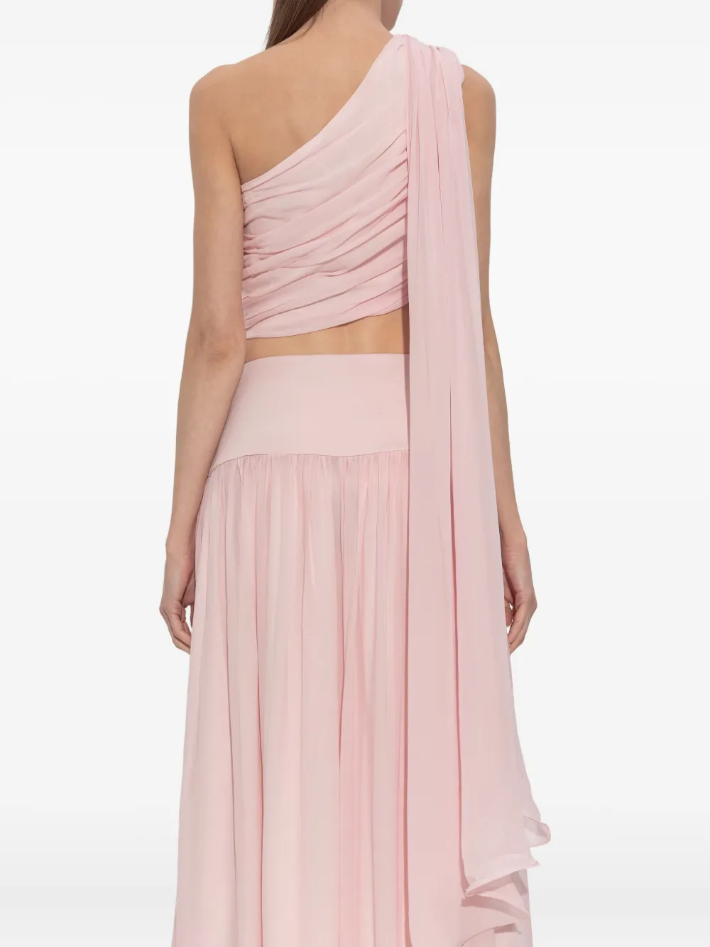 Solene One-Shoulder Draped Top