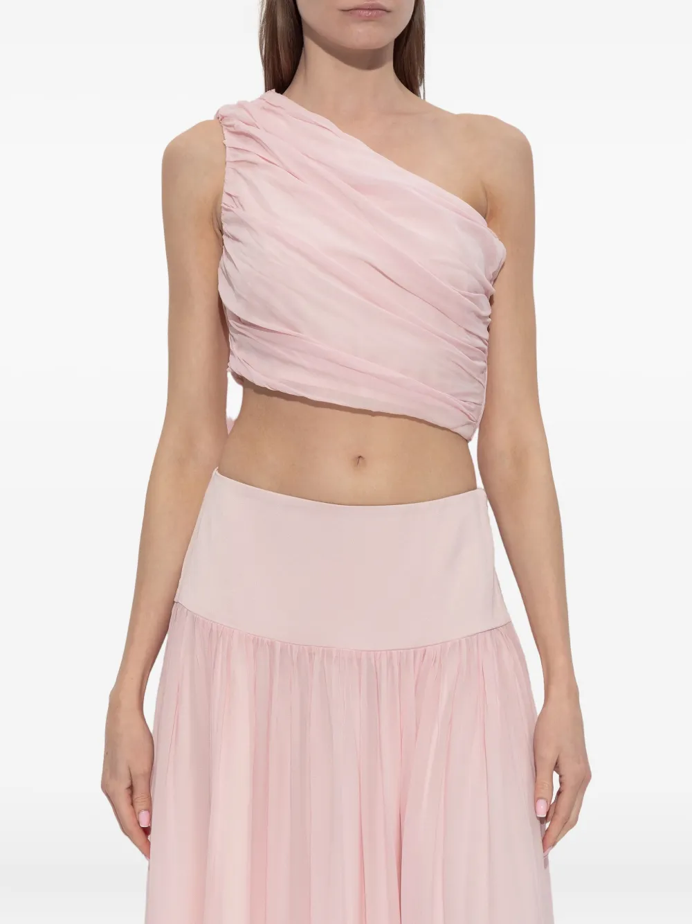 Solene One-Shoulder Draped Top