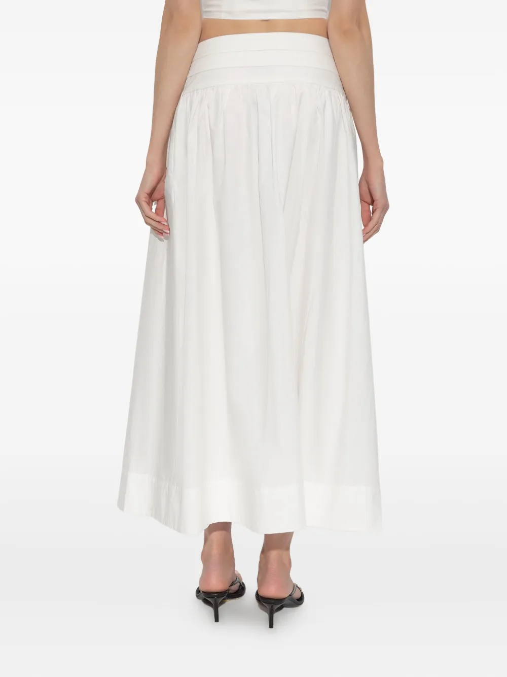 Posse Rue Maxi Skirt In White