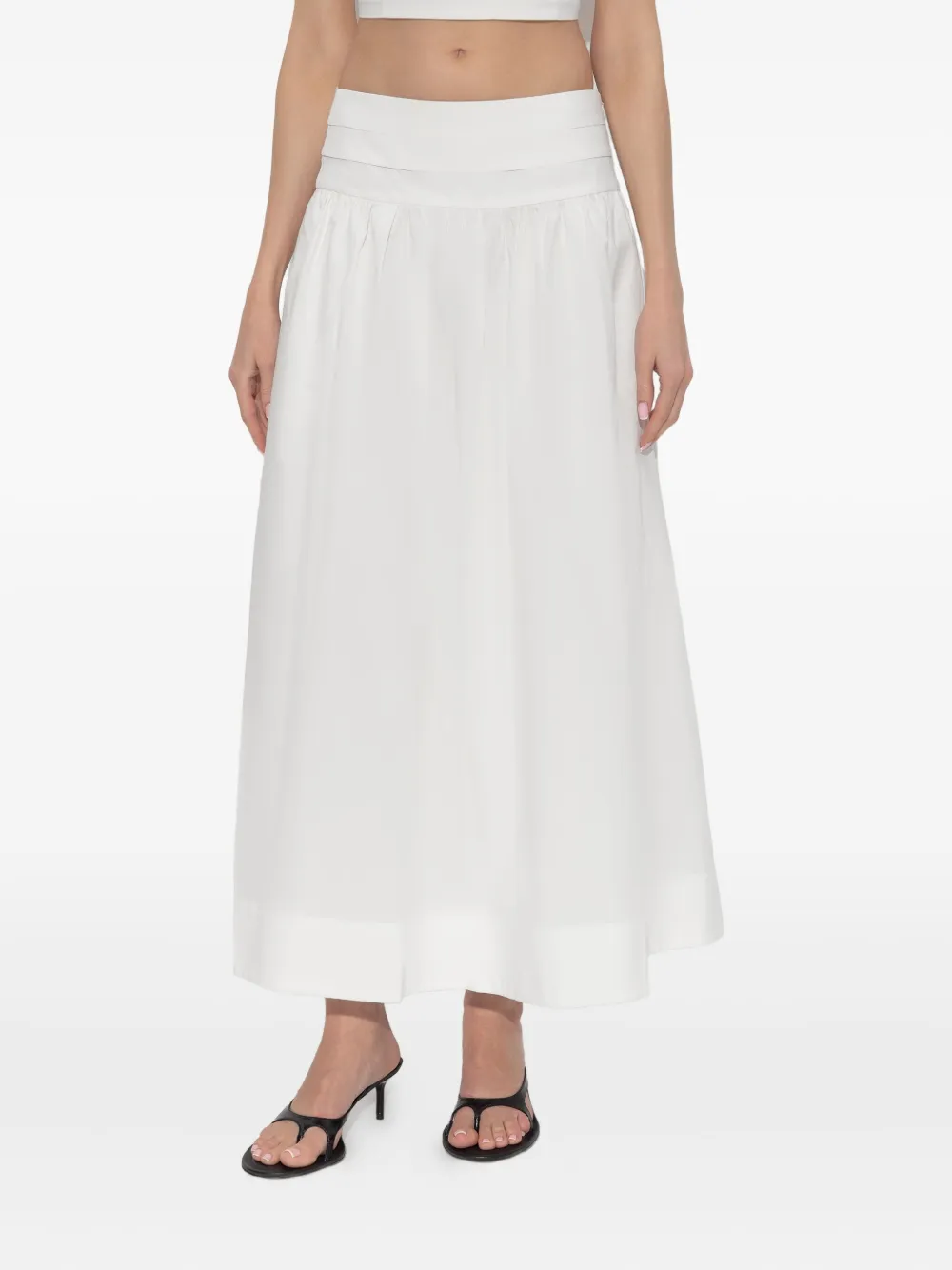 Posse Rue Maxi Skirt In White