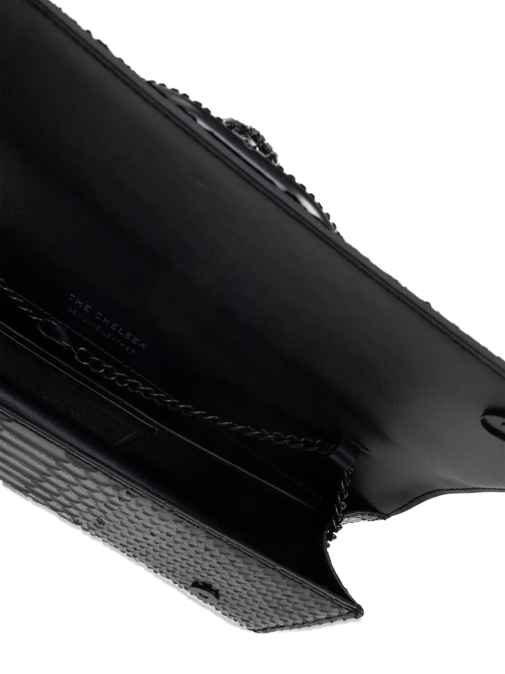 Kurt Geiger Chelsea Embellished Shoulder Bag In Black