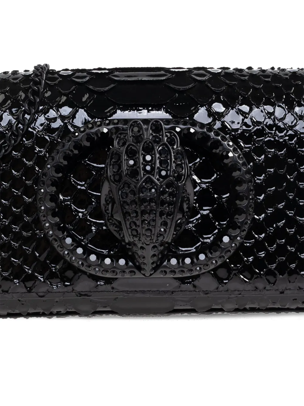 Kurt Geiger Chelsea Embellished Shoulder Bag In Black