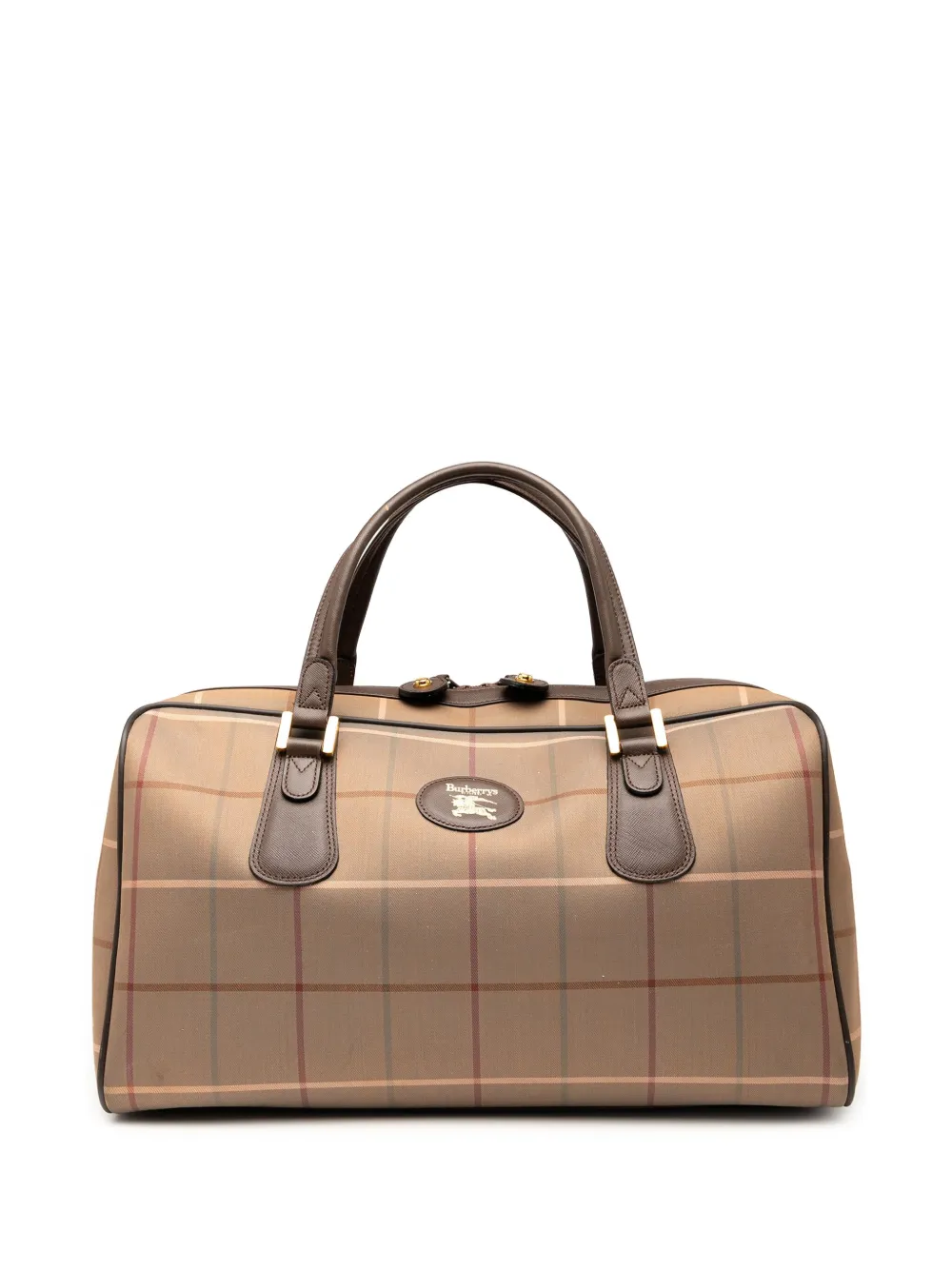 Burberry Pre-Owned 20th Century Vintage Check Canvas travel bag | Brown | Image 1
