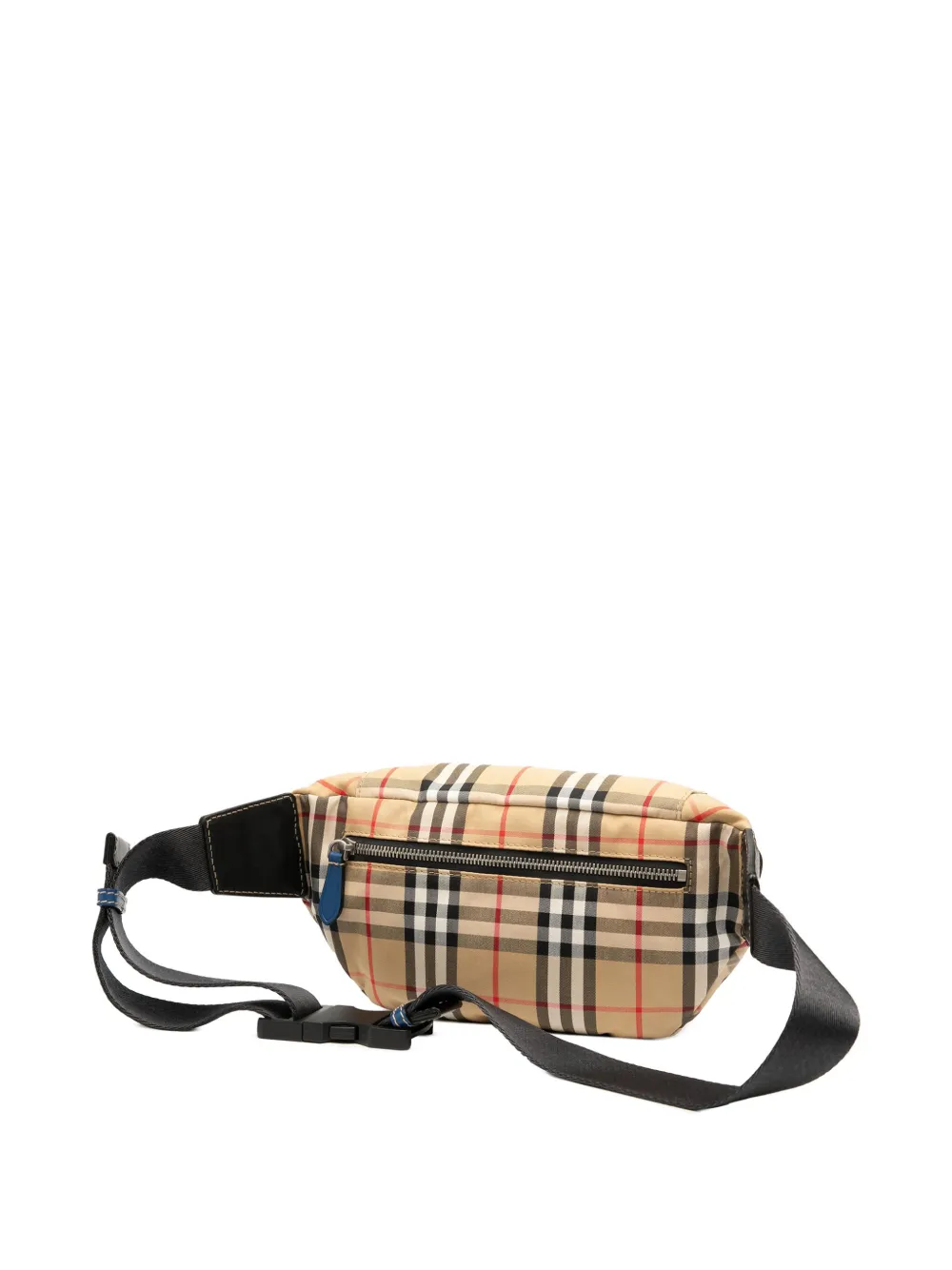 Pre-owned Burberry 2000-2025 House Check Nylon Sonny Belt Bag In Brown