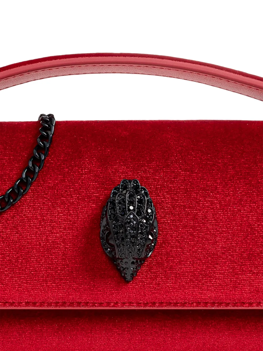 Kurt Geiger London Bond shopper verfraaid met handgreep Rood