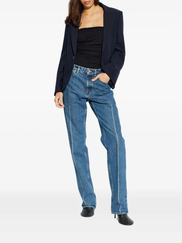 極美品 Zadig&Voltaire 花と蝶ラインストーンジャケット Zadig&Voltaire ラインストーントリム ジャケット | ブルー | FARFETCH JP