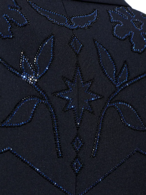 極美品 Zadig&Voltaire 花と蝶ラインストーンジャケット Zadig&Voltaire ラインストーントリム ジャケット | ブルー | FARFETCH JP
