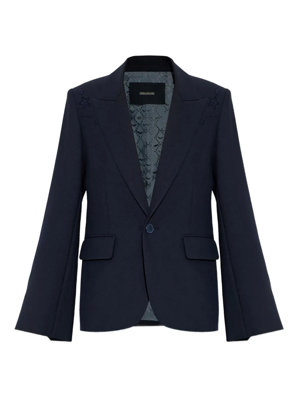 Zadig&Voltaire Blazer mit Strassverzierung | Blau | Image 1