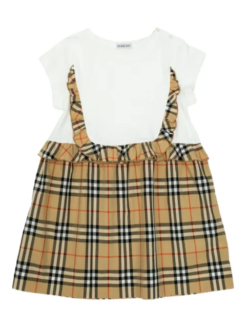 Burberry Kids check-pattern dress