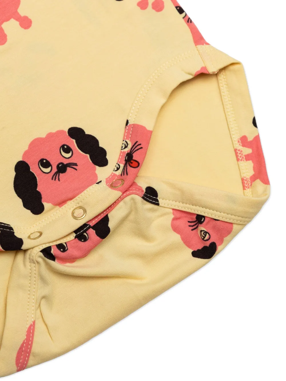 Mini Rodini Doggies broekset met print Geel