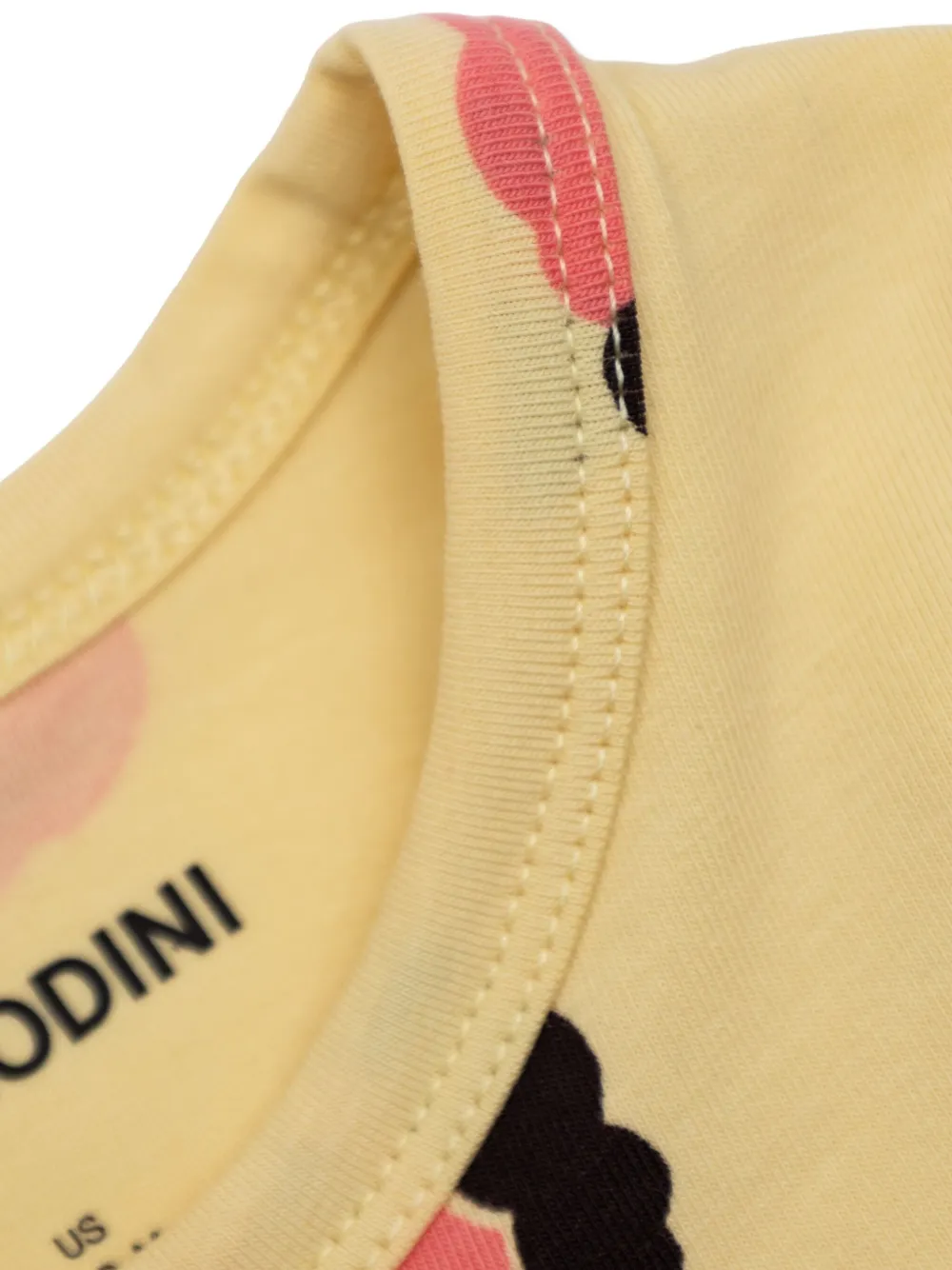 Mini Rodini Doggies broekset met print Geel