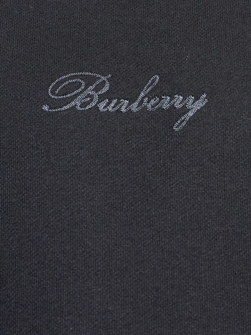 Burberry Sweater met logo Zwart