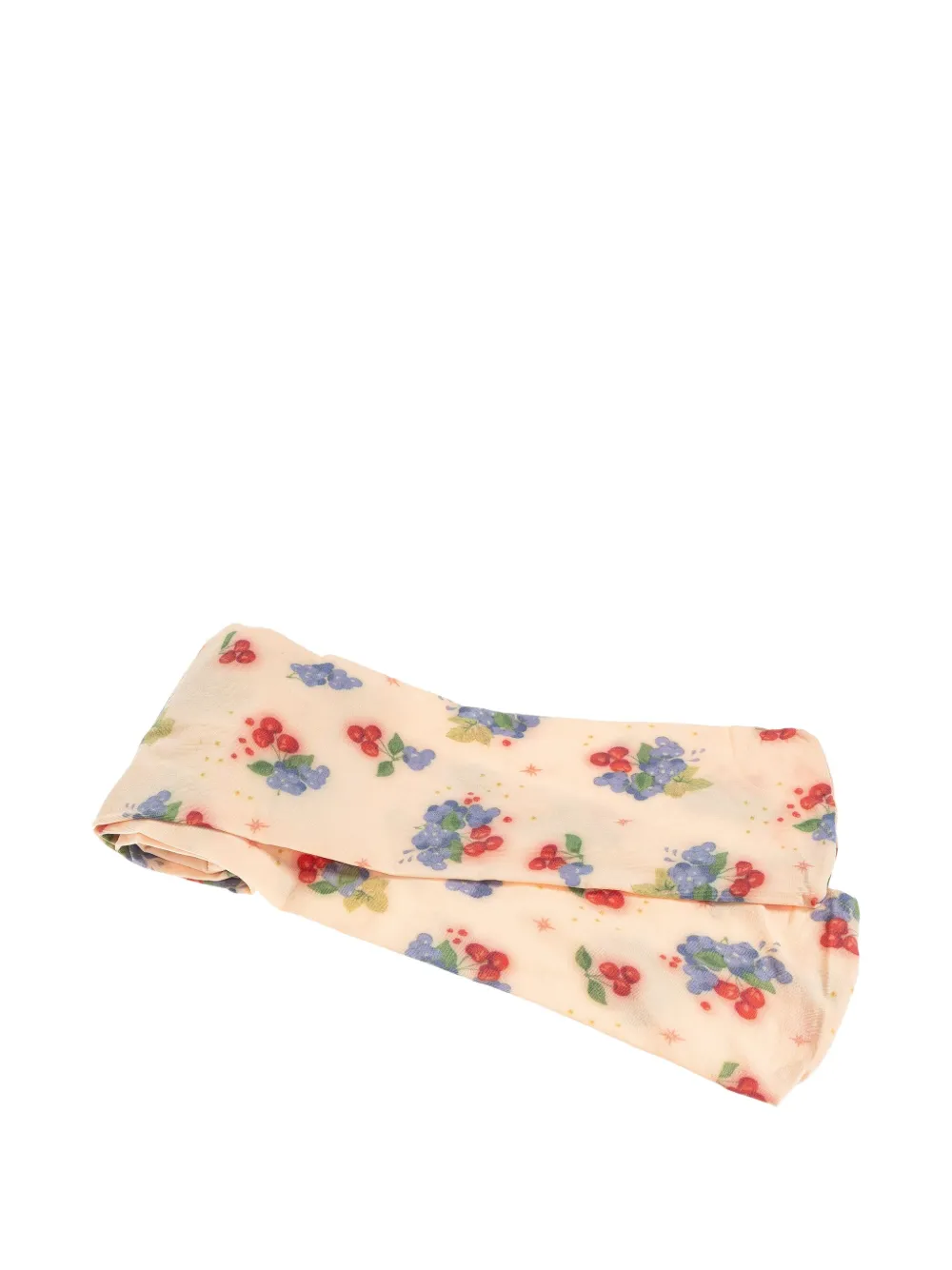 Konges Sløjd Twee panty's met bloemenprint - Blauw