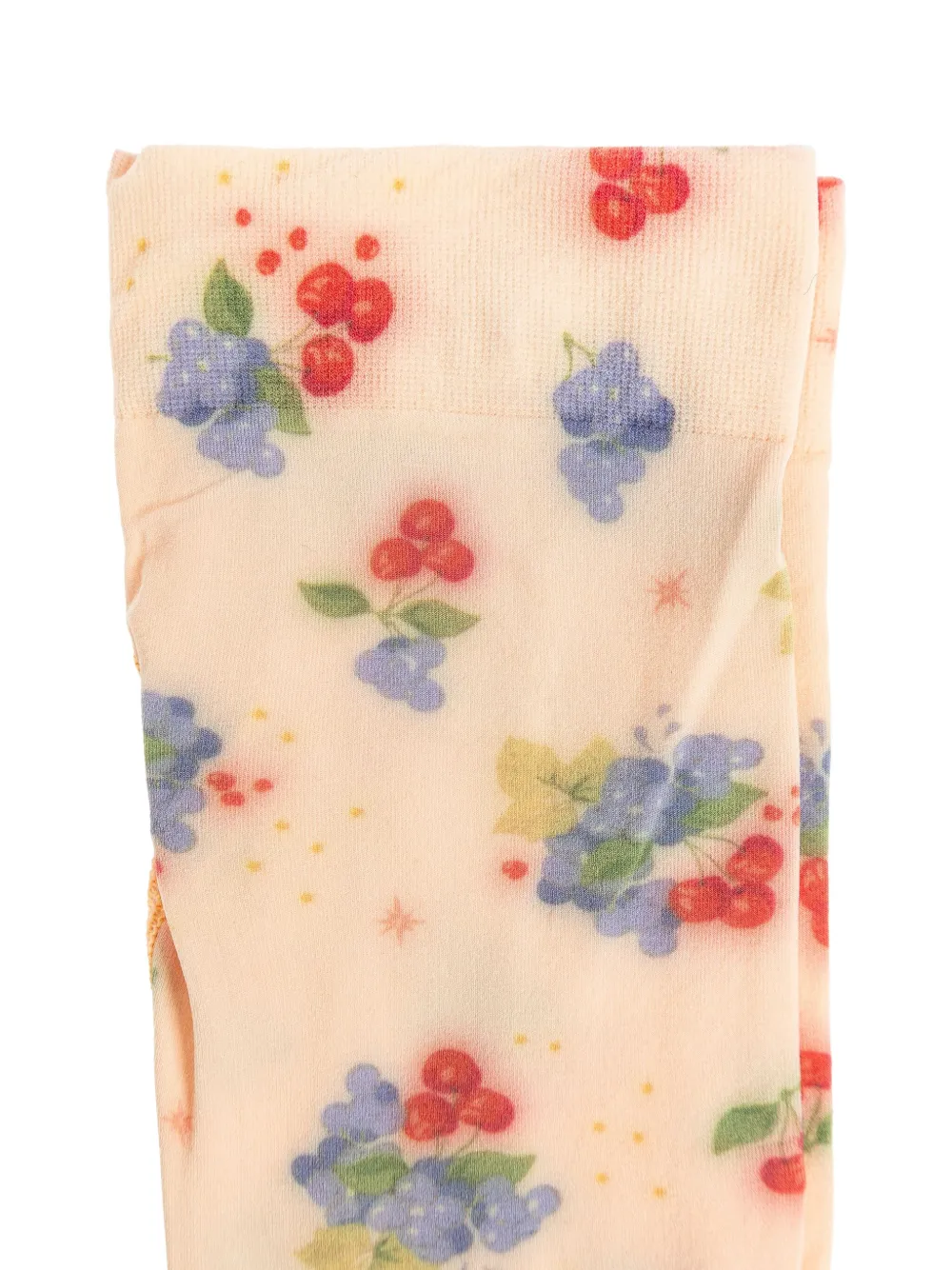 Konges Sløjd Twee panty's met bloemenprint Blauw