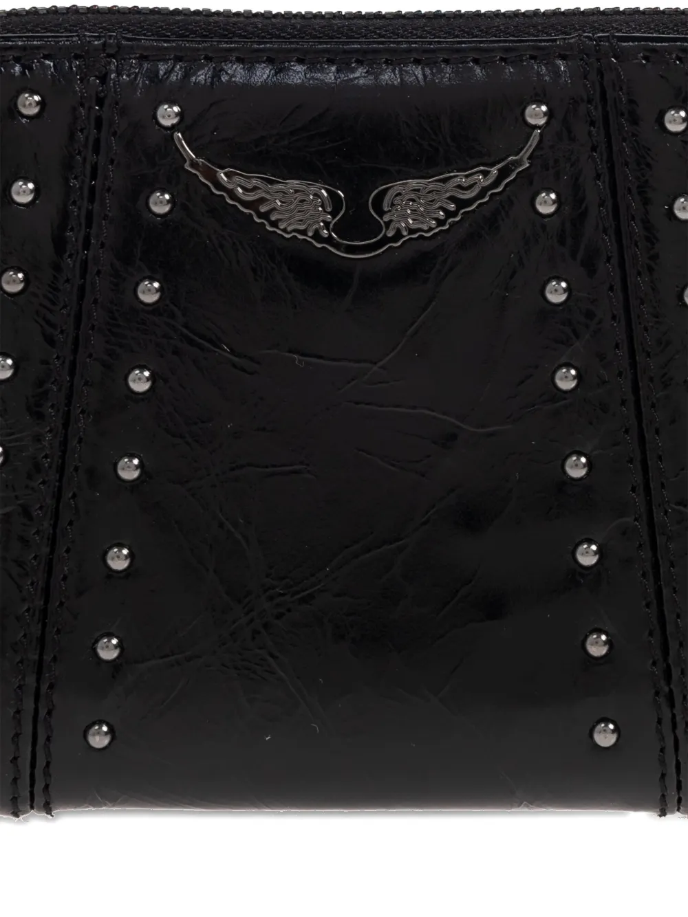 Zadig & Voltaire Mini Zv Wallet In Black