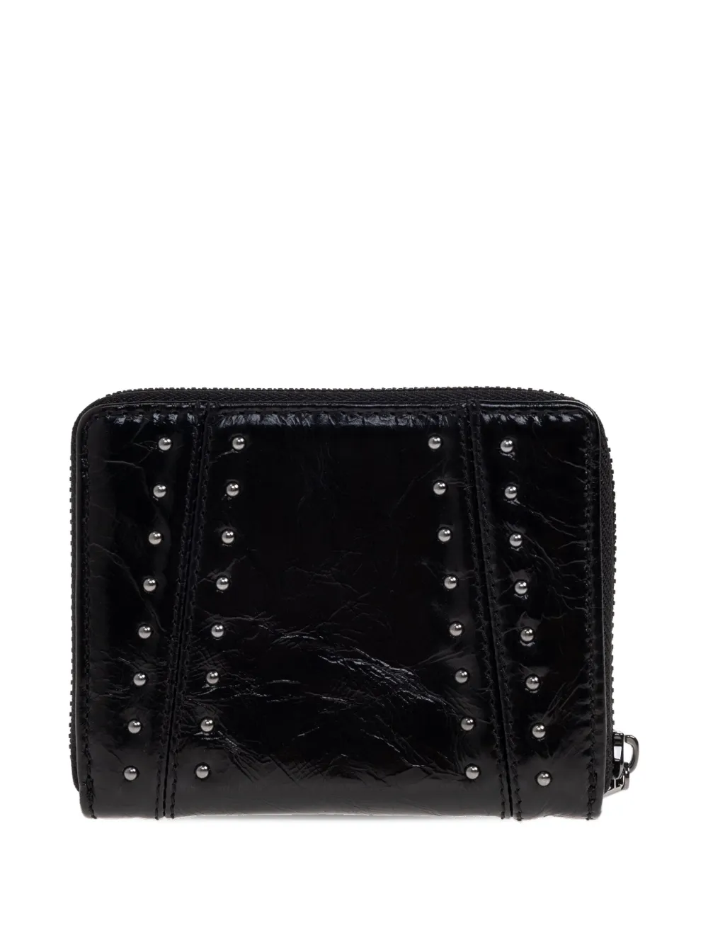 Zadig & Voltaire Mini Zv Wallet In Black