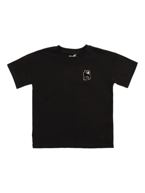 Mini Rodini Panther patch crew-neck T-shirt