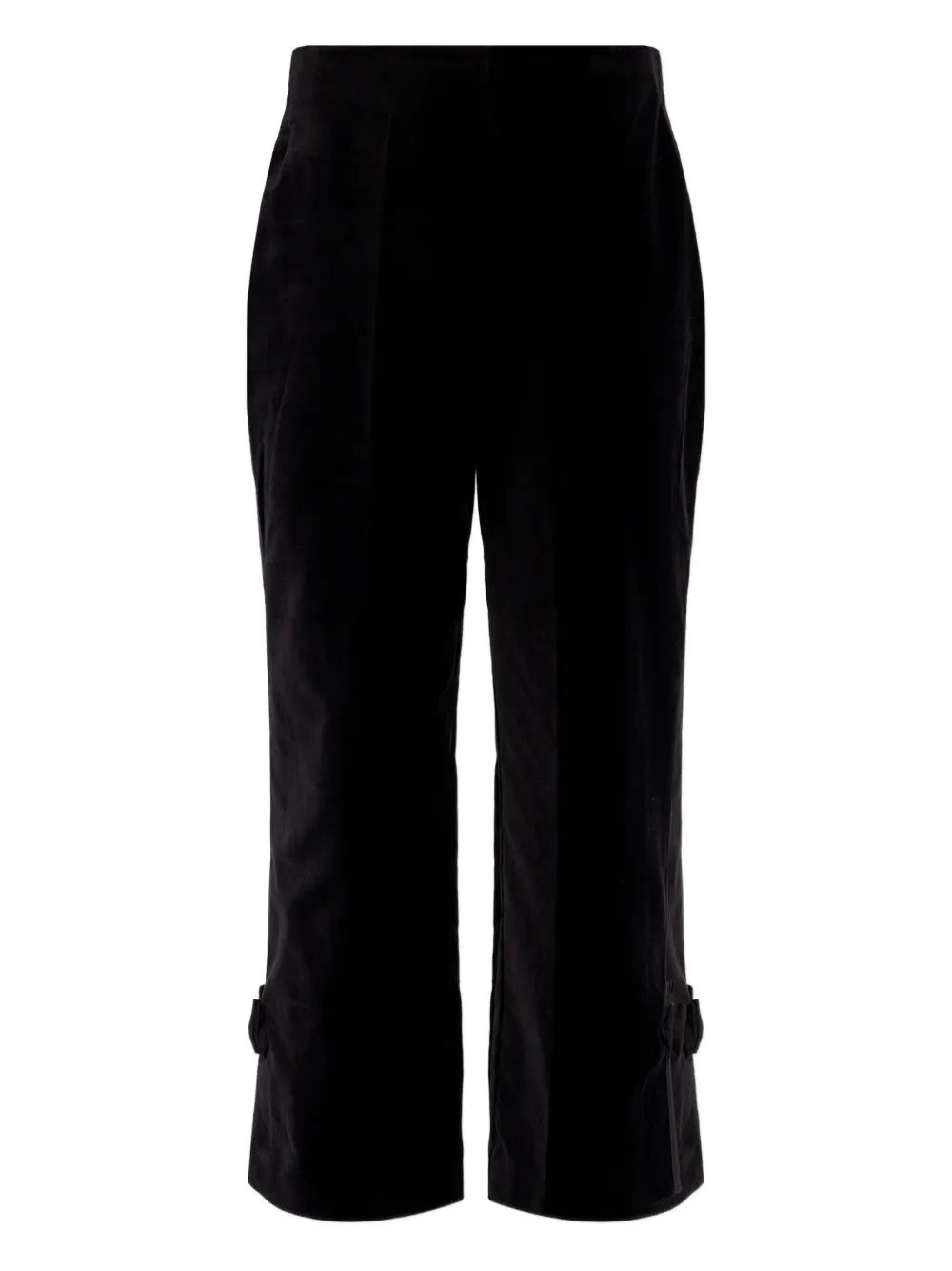 Posse Quincy Bow-detail Trousers In Black
