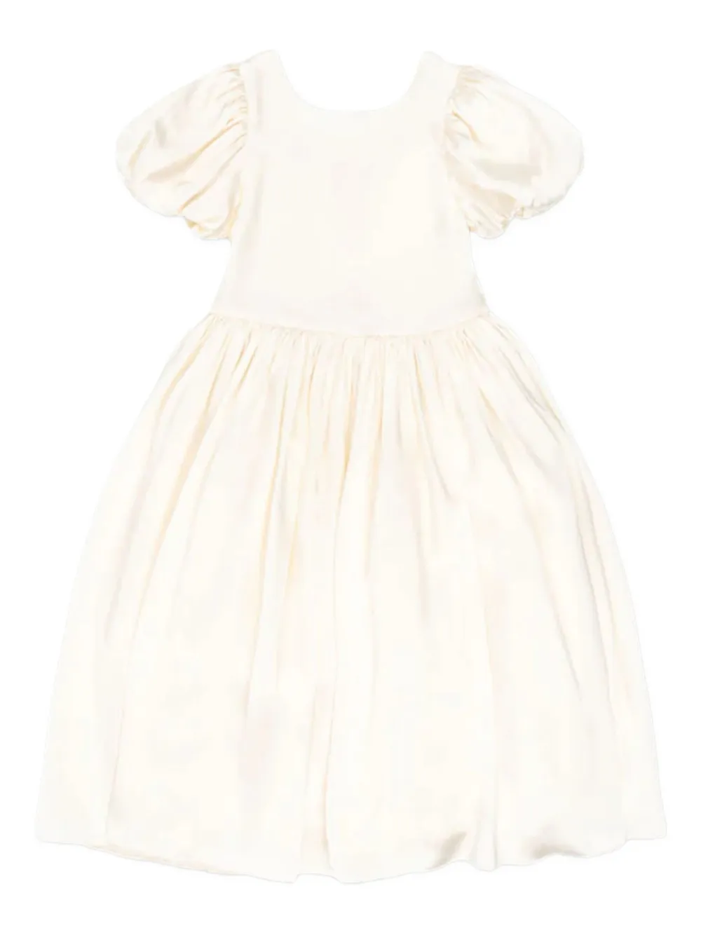 Konges Sløjd Puff-sleeve Dress In White